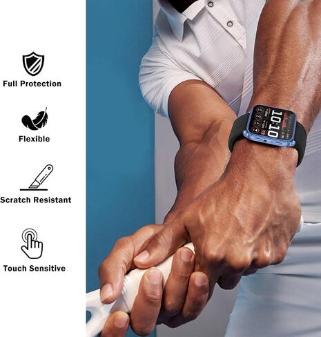 واقي شاشة للساعة مكون من 6 قطع لساعة Garmin Venu X1، حافظة ساعة ناعمة من مادة TPU غطاء حماية كامل للساعة الذكية Garmin Venu X1 in Kuwait