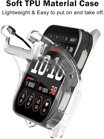 6-Pack Watch Screen Protector for Garmin Venu X1, Soft TPU Watch Case Full Protective Cover for Garmin Venu X1 Smartwatch in Kuwait