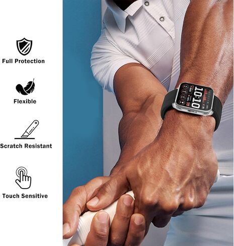 6-Pack Watch Screen Protector for Garmin Venu X1, Soft TPU Watch Case Full Protective Cover for Garmin Venu X1 Smartwatch in Kuwait