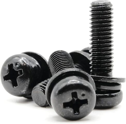 ReplacementScrews Stand Screws Compatible with Pioneer PN43-751-24U (PN4375124U) - 43 Inch 4K Smart TV - Complete Feet/Legs Screw Set (Pack of 4) in Saudi Arabia