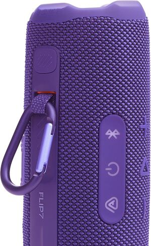 JBL Flip 7 - مكبر صوت بلوتوث محمول مقاوم للماء والسقوط، صوت Bold Pro مع تعزيز صوت AI، أرجواني - (متجدد) (متجدد) in Kuwait
