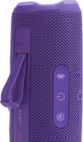 JBL Flip 7 - مكبر صوت بلوتوث محمول مقاوم للماء والسقوط، صوت Bold Pro مع تعزيز صوت AI، أرجواني - (متجدد) (متجدد) in Kuwait