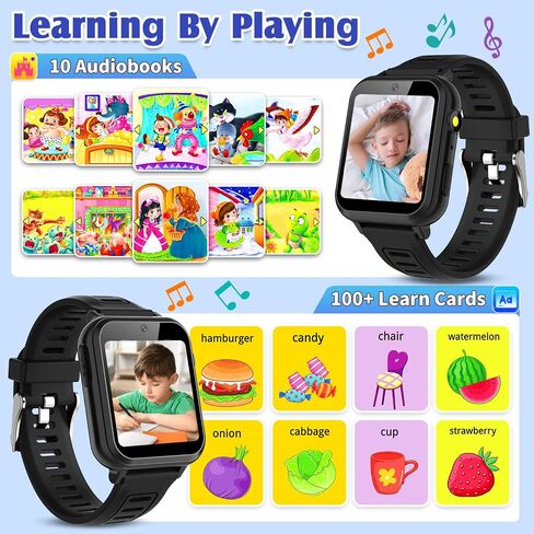 Smart Watch for Kids with 39 Games,Camera,Video,Music Player,Recorder,Alarm,Pedometer,Flashlight,Stopwatch,HD Touch Screen,Borthday Gift Toy for Girls Ages 3-12(Pink) in Saudi Arabia