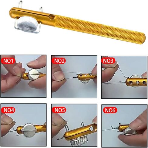 4 PCS Fly Fishing Line Knot,Fast Tying Tool Nail Knot Fishing Line Hook Tier Fishing Tackle Accessory in Saudi Arabia