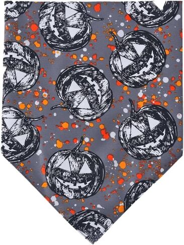 KZHAREEN Halloween Dog Bandana ذو وجهين مثلث المرايل إكسسوارات وشاح للكلاب والقطط والحيوانات الأليفة الصغيرة in Kuwait