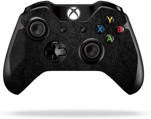 غلاف MightySkins متوافق مع وحدة تحكم Microsoft Xbox One أو One S - جلد أسود | غطاء مغلف من الفينيل واقٍ ومتين وفريد ​​من نوعه | سهل التطبيق والإزالة وتغيير الأنماط | صنع في الولايات المتحدة الأمريكية in Kuwait