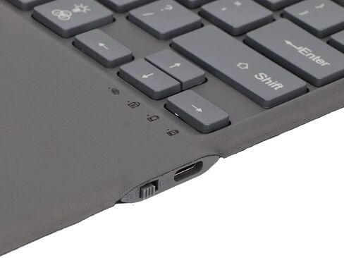 Keenso Portable Ultra Slim Wireless Keyboard with Touchpad Colorful Backlight for Pro 8 Pro X Tablet Accessories in Saudi Arabia