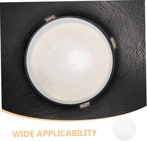 Healifty 10Pcs Lamp Shade Diffuser Easy Installation Downlight Accessories for Drum Lampshades User Friendly Light Diffuser for Enhanced Durability and Uniform Lighting Effect in Saudi Arabia