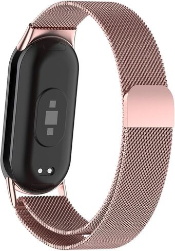 2 حزمة من الأساور المتوافقة مع Xiaomi Smart Band 10 معصم شبكي من الفولاذ المقاوم للصدأ وسوار معدني لساعة اليد وسوار بديل للأعمال لـ Xiaomi Smart Band 10 Smartwatch in Saudi Arabia