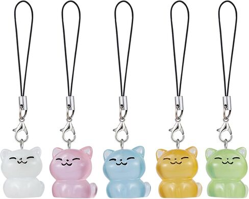 Phone Charms Y2K Resin Aesthetic Cell Phone Strap for Bag Camera Keychain Wallet Pendants Decor in Saudi Arabia