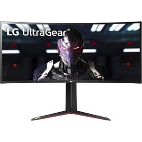 LG 34GN850-B 34-Inch Ultragear Curved QHD 3440x1440 IPS 144Hz HDR G-SYNC Compatible Gaming Monitor with Gaming-Focused Features (Renewed) in Kuwait