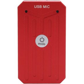 Zopsc USB Microphone with AI Noise Cancellation, 360 Omnidirectional Pickup, 192kHz 24Bit for Podcasting, Streaming, Gaming, Zoom Calls. (Chinese Red) in Saudi Arabia