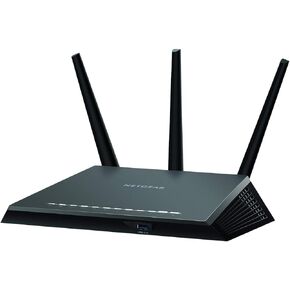 NETGEAR Nighthawk Smart WiFi Router (R7000) - AC1900 Wireless Speed (up to 1900 Mbps) | Up to 1800 sq ft Coverage & 30 Devices | 4 x 1G Ethernet and 2 USB Ports | Armor Security in Kuwait