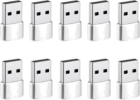 USB C Adapter USB 2.0 Male to USB 3.1 Type C Female Type - C Adapter Aluminum Alloy for Laptop Siann Siung 10 USB Adapter in Saudi Arabia