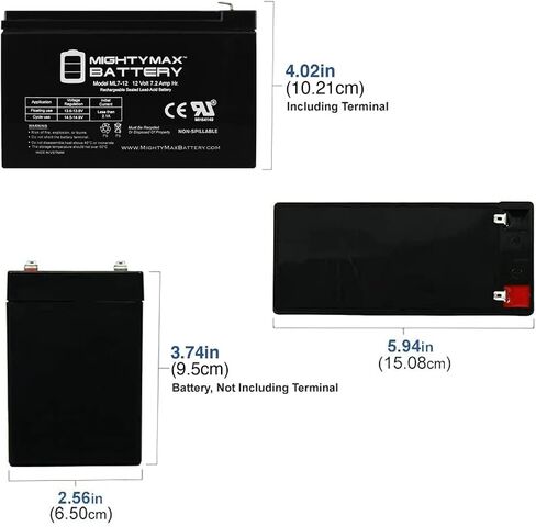 Mighty Max Battery RBC12 UPS Complete Replacement Battery Kit for Cartridge #12 in Saudi Arabia