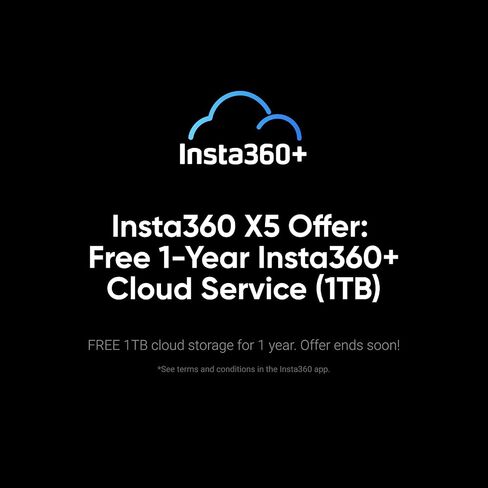 Insta360 X5 Waterproof 8K 360° Action Camera – Low-Light Performance, Invisible Selfie Stick, Replaceable Lenses, 3-Hour Battery, Wind Guard, Stabilized, Triple AI Chip (Renewed) in Kuwait