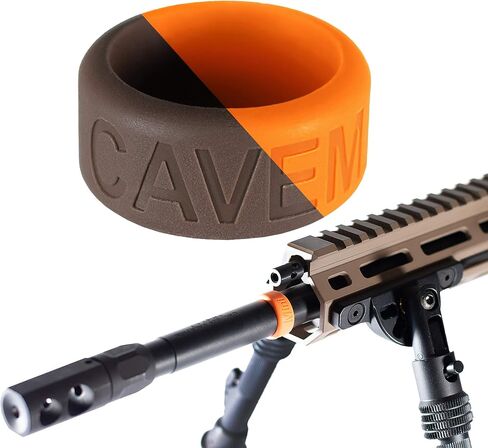 Caveman Flare Mini: Temperature Sensor for Gun Barrels, Changes Color at 130ºF, Made in USA, Fits .675" to 2" Barrels, Easy Toolless Install, Improves Shooting Accuracy and Safety in Saudi Arabia