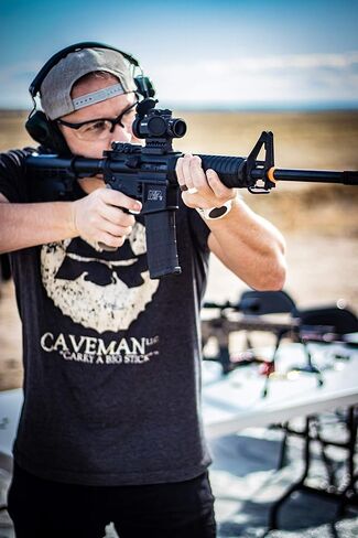 Caveman Flare Mini: Temperature Sensor for Gun Barrels, Changes Color at 130ºF, Made in USA, Fits .675" to 2" Barrels, Easy Toolless Install, Improves Shooting Accuracy and Safety in Saudi Arabia