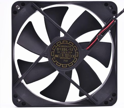 for D12SL-12 12V 0.30A 2000RPM 76.5CFM 19DBA 120X120X25MM 2-Wire Cooling Fan in Saudi Arabia