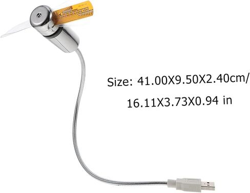 TEHAUX 3pcs USB LED على مدار الساعة مروحة مع عرض درجة الحرارة المحمولة مروحة صغيرة معقوفة للمكتب جهاز تبريد يعمل بالطاقة USB للمنزل والمكتب والسفر in Saudi Arabia