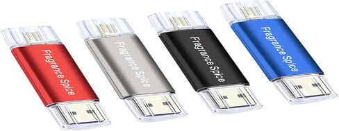 محرك فلاش - محرك الإبهام لأجهزة Samsung وMacBook وLaptop وPC. شريحة ذاكرة USB، محرك أقراص فلاش لهواتف Android، محرك أقراص فلاش للكمبيوتر، التوصيل والتشغيل - ذاكرة USB (محركات أقراص فلاش أرجوانية، سعة 64 جيجابايت) in Kuwait