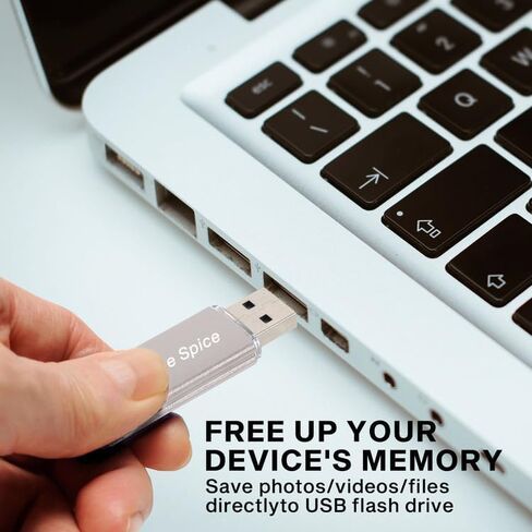 محرك فلاش - محرك الإبهام لأجهزة Samsung وMacBook وLaptop وPC. شريحة ذاكرة USB، محرك أقراص فلاش لهواتف Android، محرك أقراص فلاش للكمبيوتر، التوصيل والتشغيل - ذاكرة USB (محركات أقراص فلاش أرجوانية، سعة 64 جيجابايت) in Kuwait