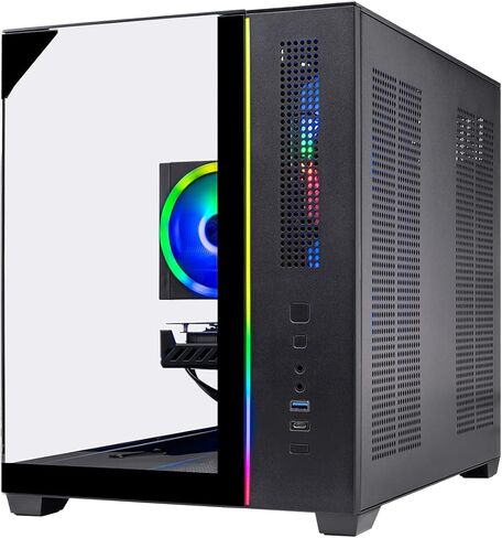 Skytech Gaming Crystal Desktop PC, Intel Ultra 5 245K 4.2 GHz (5.2 GHz Turbo), AMD RX 9060 XT 16GB, 1TB Gen4 NVMe SSD, 32GB DDR5 RAM 5600 RGB, 650W Gold PSU, Wi-Fi, Win 11 in Saudi Arabia
