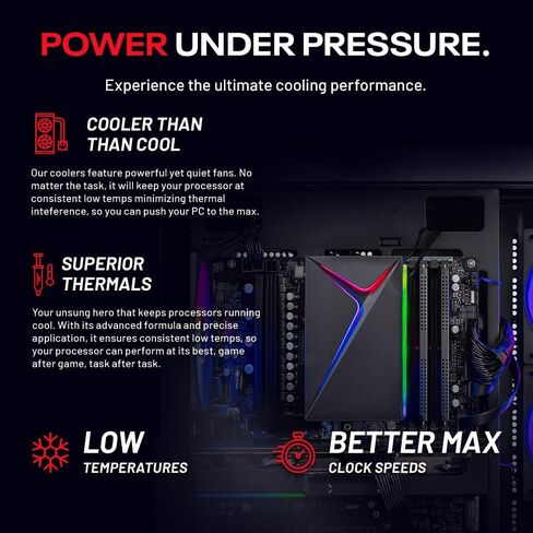 Skytech Gaming Crystal Desktop PC, Intel Ultra 5 245K 4.2 GHz (5.2 GHz Turbo), AMD RX 9060 XT 16GB, 1TB Gen4 NVMe SSD, 32GB DDR5 RAM 5600 RGB, 650W Gold PSU, Wi-Fi, Win 11 in Saudi Arabia