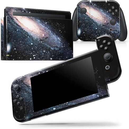 Design Skinz - Compatible with Nintendo DSi XL - Skin Decal Protective Scratch-Resistant Removable Vinyl Wrap Cover - Swirling Glowing Starry Galaxy in Saudi Arabia