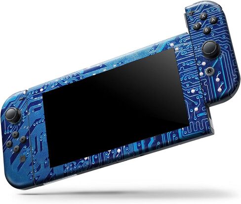 Design Skinz - Compatible with Nintendo DSi XL - Skin Decal Protective Scratch-Resistant Removable Vinyl Wrap Cover - Blue Circuit Board V1 in Saudi Arabia