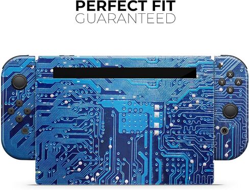 Design Skinz - Compatible with Nintendo DSi XL - Skin Decal Protective Scratch-Resistant Removable Vinyl Wrap Cover - Blue Circuit Board V1 in Saudi Arabia