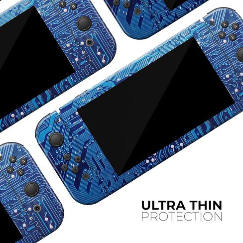 Design Skinz - Compatible with Nintendo DSi XL - Skin Decal Protective Scratch-Resistant Removable Vinyl Wrap Cover - Blue Circuit Board V1 in Saudi Arabia