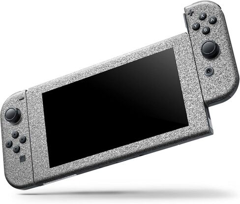 Design Skinz - Compatible with Nintendo DSi XL - Skin Decal Protective Scratch-Resistant Removable Vinyl Wrap Cover - Sparkling Silver Ultra Metallic Glitter in Saudi Arabia