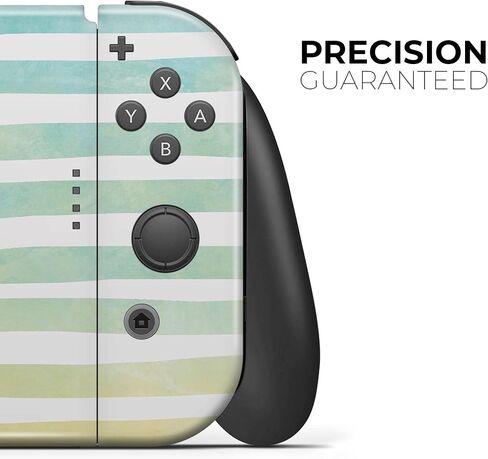 Design Skinz - Compatible with Nintendo DSi XL - Skin Decal Protective Scratch-Resistant Removable Vinyl Wrap Cover - Green Watercolor Ombre Stripes in Saudi Arabia
