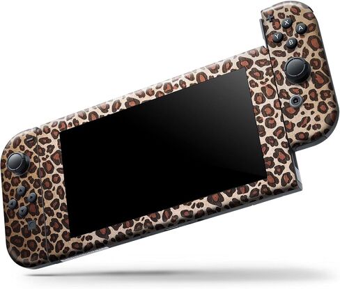 Design Skinz - Compatible with Nintendo Switch Dock Only - Skin Decal Protective Scratch-Resistant Removable Vinyl Wrap Cover - Vibrant Cheetah Animal Print V3 in Saudi Arabia
