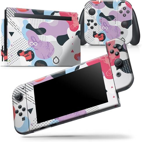 Design Skinz - Compatible with Nintendo DSi XL - Skin Decal Protective Scratch-Resistant Removable Vinyl Wrap Cover - Geometric Modern Camouflage V1 in Saudi Arabia