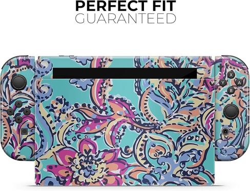Design Skinz - Compatible with Nintendo DSi XL - Skin Decal Protective Scratch-Resistant Removable Vinyl Wrap Cover - Bright Watercolor Floral in Saudi Arabia