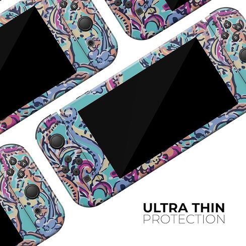 Design Skinz - Compatible with Nintendo DSi XL - Skin Decal Protective Scratch-Resistant Removable Vinyl Wrap Cover - Bright Watercolor Floral in Saudi Arabia
