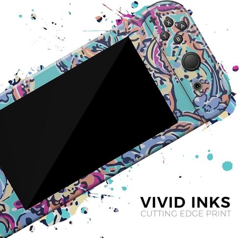 Design Skinz - Compatible with Nintendo DSi XL - Skin Decal Protective Scratch-Resistant Removable Vinyl Wrap Cover - Bright Watercolor Floral in Saudi Arabia