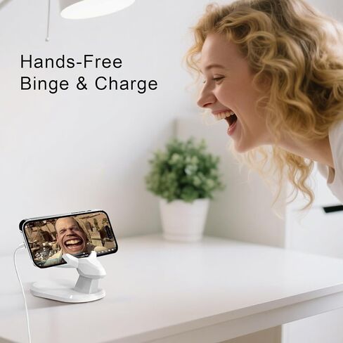 حامل هاتف على شكل غزال، أدوات تخزين للمراهقين - حامل عالمي قابل للتعديل لهاتف iPhone Android، منظم سطح المكتب لطيف، للأولاد والبنات في سن المراهقة in Kuwait