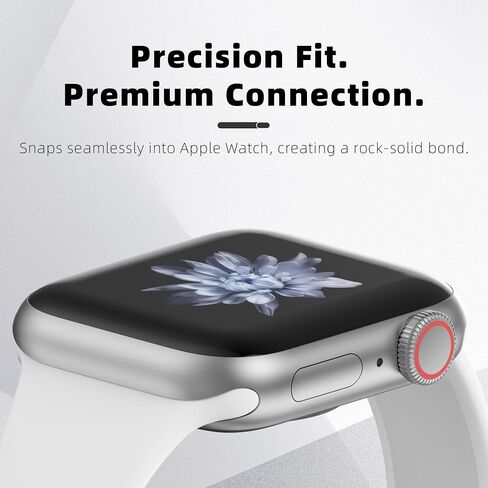 Sport Watch Band Silicone Compatible with Apple Watch Band for Women 38mm 40mm 41mm 42mm 44mm 45mm 49mm 46mm, iWatch Bands for Women Men, Silicone Watch Strap for Series 10 9 Ultra 8 7 6 5 4 3 2 1 SE in Saudi Arabia