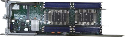 Supermicro 6029TP-HTR 4 Node 12 Bay LFF، 8X Silver 4112 2.6 جيجا هرتز 4-Core CPU، 512 جيجا بايت DDR4 RAM، 12x Tray، 2X 1GbE (متجدد) in Saudi Arabia