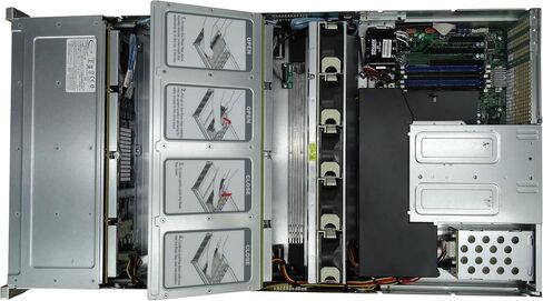 Supermicro 6028R-E1CR24N 24 Bay LFF 2U Server مع 2X Flex Bays، 2X E5-2697 V3 2.6 جيجا هرتز وحدة المعالجة المركزية 14-Core، 512 جيجا بايت DDR4 RAM، S3108M-H8L، 12x صواني (متجددة) in Saudi Arabia