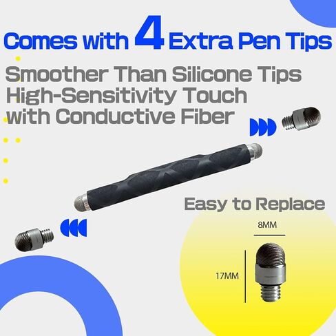 Motorcycle Stylus Pen, Magnetic Stylus, Phone Stylus for Motorcycle, Glove-Friendly Pen, Anti-Loss Strap, Metal Plates, Replacement Tips, Protective Film, Motorcycle Accessories in Saudi Arabia