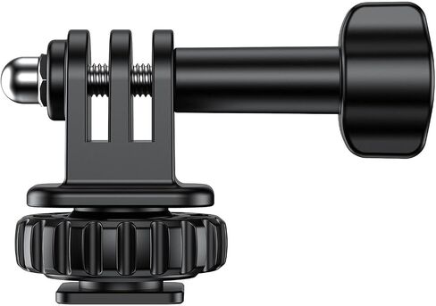 AC24 Sports Camera Cold Shoe Mount Adapter 180° Adjustable with 1/4 Inch Screw Hole Tripod Mount Replacement for GoPro Hero 12/11/10/9/8 in Saudi Arabia