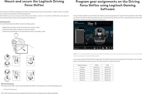 Logitech Driving Force Shifter - USB for PS4 and Xbox One, 941-000130 (for PS4 and Xbox One) in Kuwait
