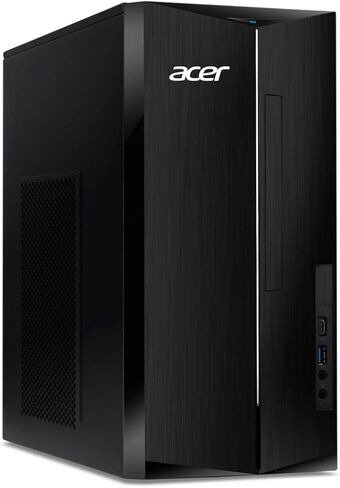 كمبيوتر مكتبي acer Aspire TC-1760-UA92، الجيل الثاني عشر Intel Core i5-12400 6-Core (حتى 4.4 جيجا هرتز)، ذاكرة الوصول العشوائي DDR4 سعة 32 جيجابايت، 1 تيرابايت SSD، 8X DVD، Intel Wireless Wi-Fi 6 AX201، بلوتوث، Windows 11 Home+JVQ MP in Saudi Arabia