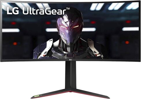 LG 34GN850-B 34-Inch Ultragear Curved QHD 3440x1440 IPS 144Hz HDR G-SYNC Compatible Gaming Monitor with Gaming-Focused Features (Renewed) in Saudi Arabia