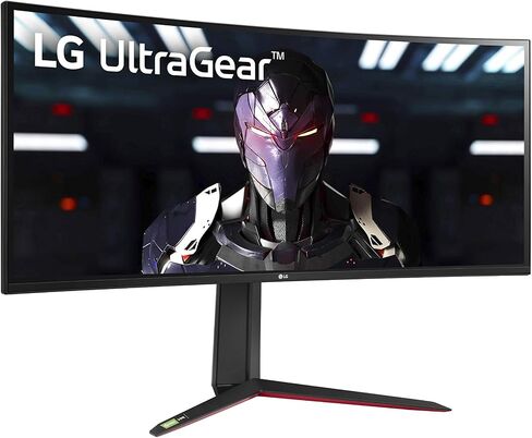 LG 34GN850-B 34-Inch Ultragear Curved QHD 3440x1440 IPS 144Hz HDR G-SYNC Compatible Gaming Monitor with Gaming-Focused Features (Renewed) in Saudi Arabia