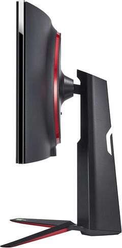 LG 34GN850-B 34-Inch Ultragear Curved QHD 3440x1440 IPS 144Hz HDR G-SYNC Compatible Gaming Monitor with Gaming-Focused Features (Renewed) in Saudi Arabia